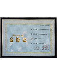 劳动年审合格证证书